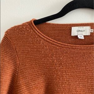 High low knit sweater